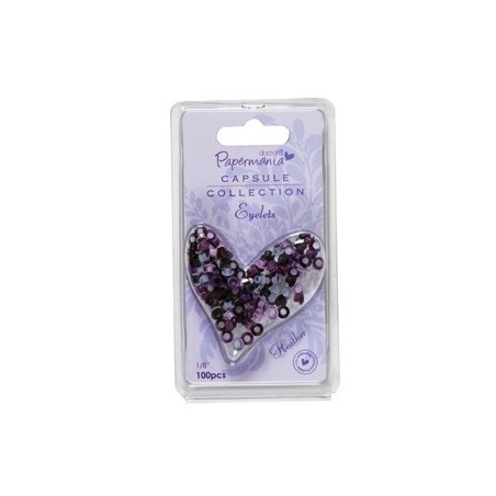 Blister con 100 piezas de 1/8" Heather