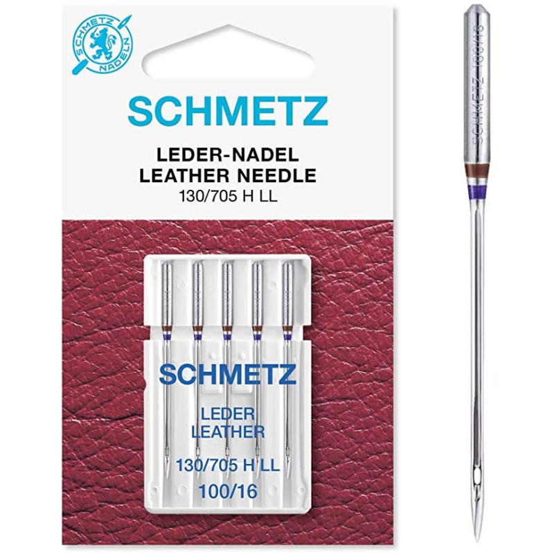 Aguja Cuero 130/705  H LL (100/16) Schmetz