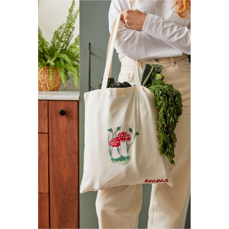 Kit Bordado - Tote Bag Setas - RK211