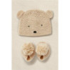 Kit tricot -Teddy gorro y patucos-TR107K