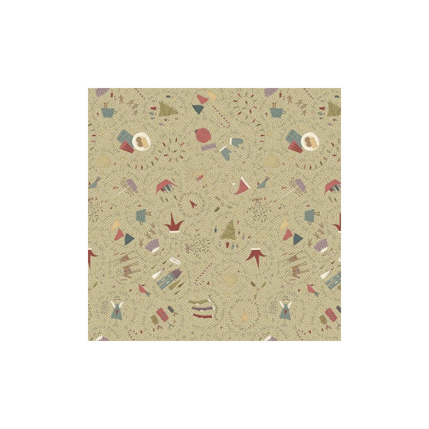 Tela All for Christmas by Anni Downs HG2672,66