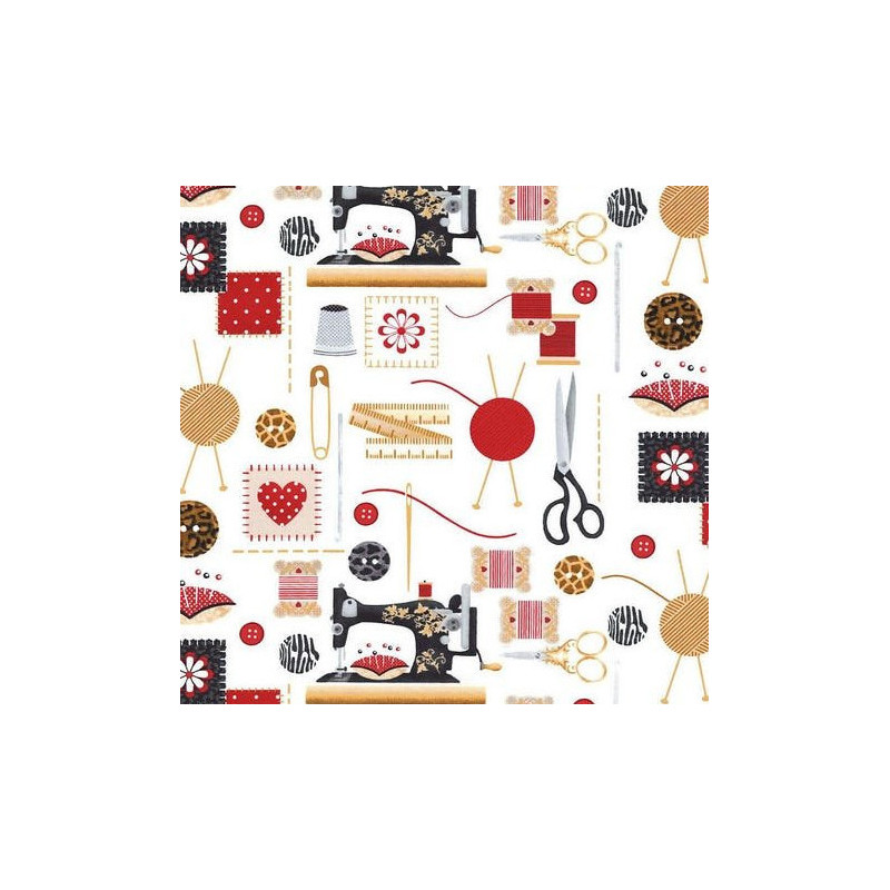 Tela Sewing Mend The Soul by Laura Claire HG9231,1