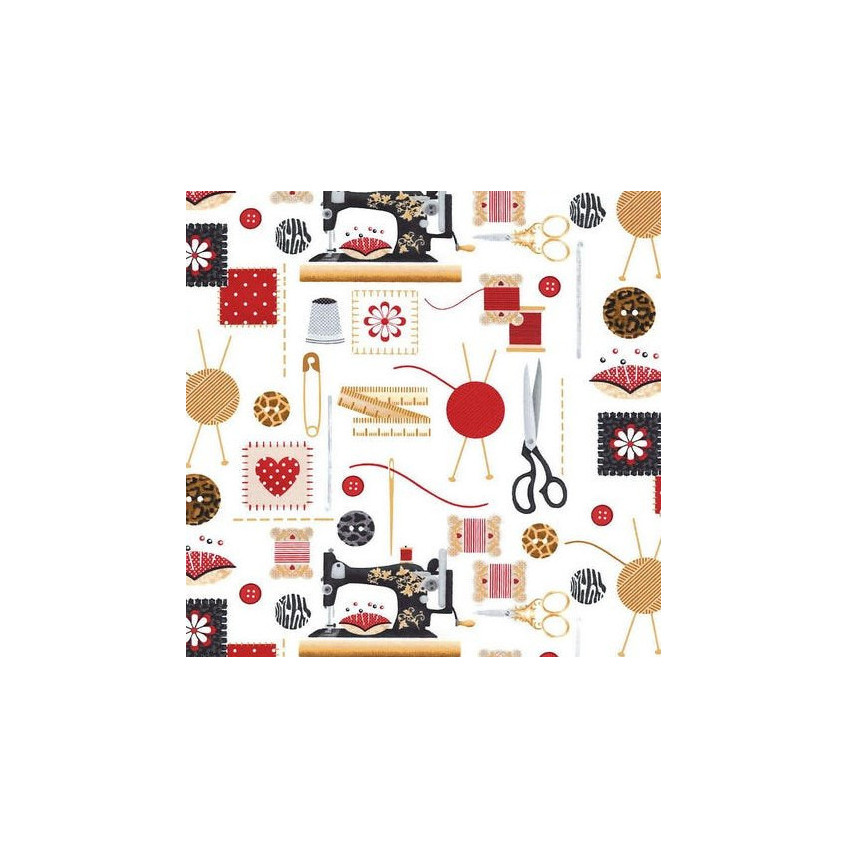 Tela Sewing Mend The Soul by Laura Claire HG9231,1