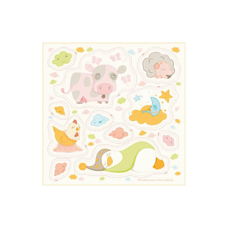 Pegatinas Termoadhesivas con Motivos de Animales Nanuk