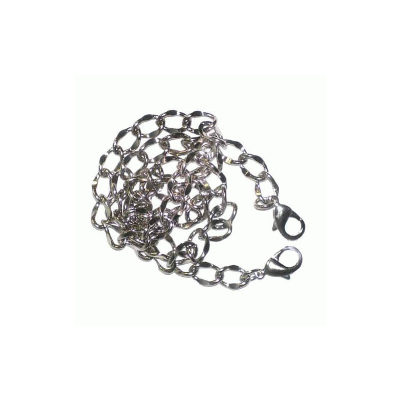 Cadena 1cm con cierre color nickel