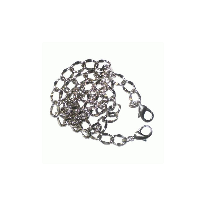 Cadena 1cm con cierre color nickel