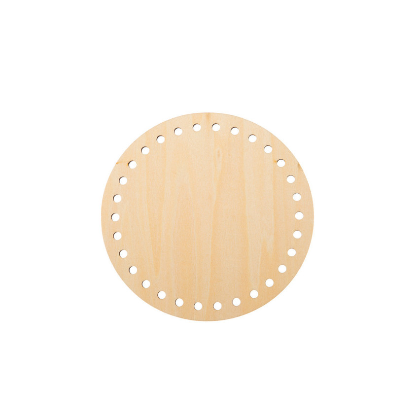Base de Madera redonda para bolsos 10 cm