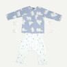 Tela Jersey A/W Polar Bear Footprint JAW84 (2102-84)