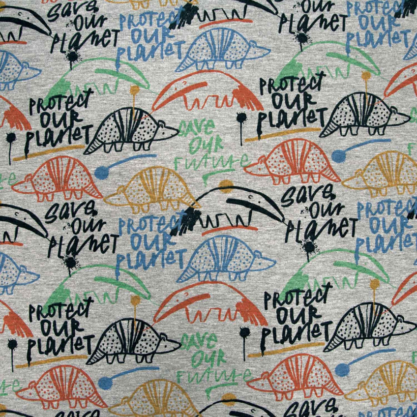 Tela Jersey Melange A/W Antear Graffiti JMAW20 (2103-20)