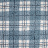 Tela Sherpa Print Blue Plaid 2144-1