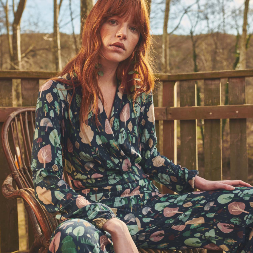 Tela Ecoviscose A/W Forest Handmade E24 (2172-24)