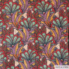 Tela Cork Print Retro Flowers 2096-10