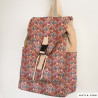 Tela Cork Print Retro Flowers 2096-10