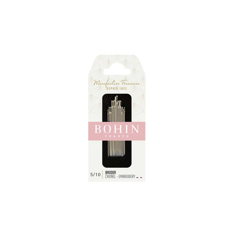 Agujas Bohin 5/10 Para Bordar A41F