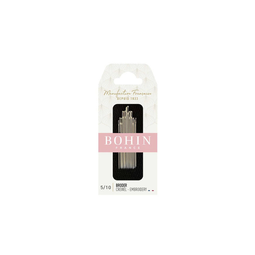 Agujas Bohin 5/10 Para Bordar A41F
