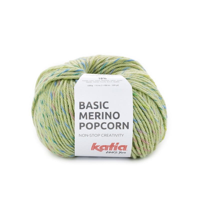 Lana Katia Basic Merino Popcorn num 202