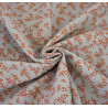 Tela Flannel Cotton Print Rust & Arona Leaves A/W 2105-6