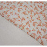 Tela Flannel Cotton Print Rust & Arona Leaves A/W 2105-6
