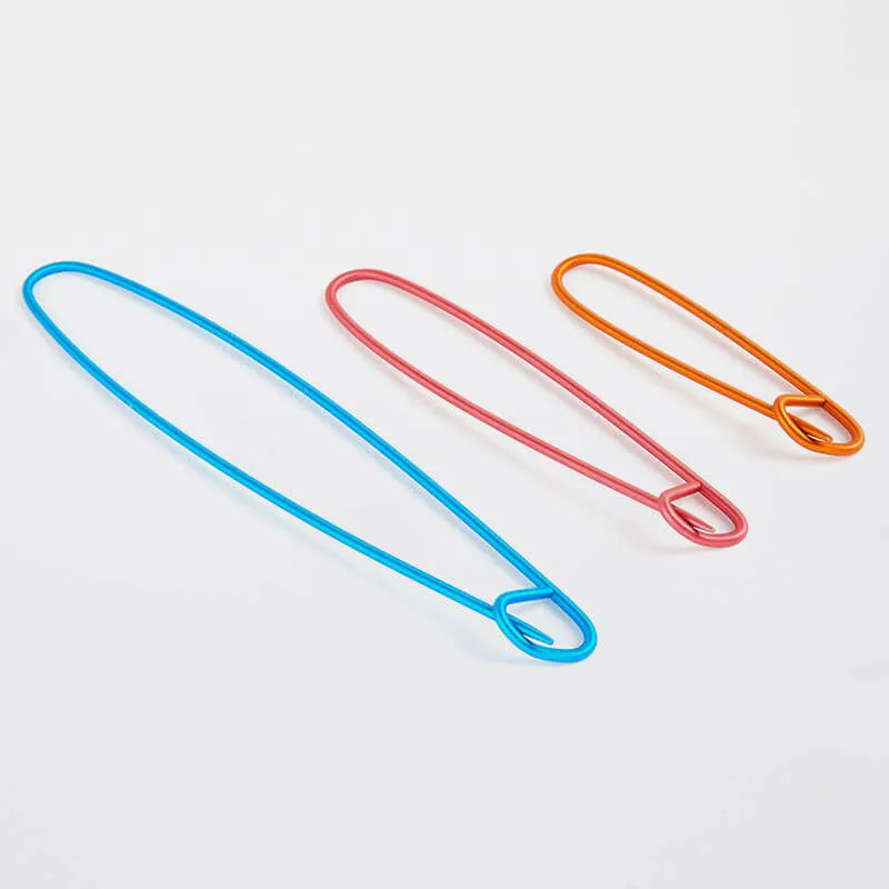 Set de 3 imperdibles de aluminio 7622