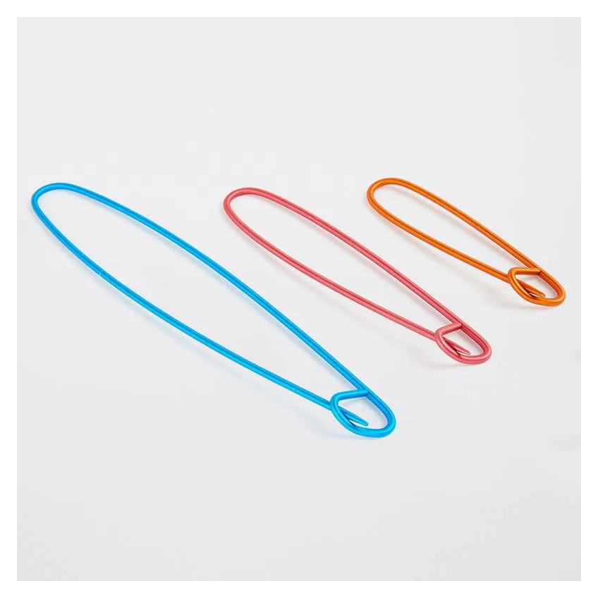 Set de 3 imperdibles de aluminio 7622