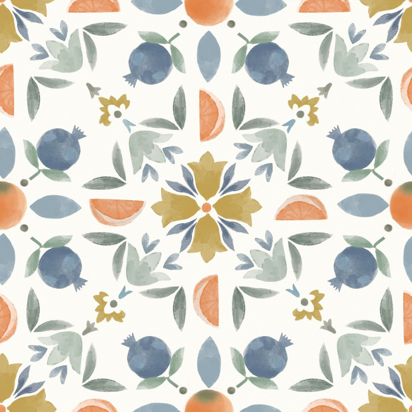 Tela Katia Popelin Tuscan Mosaic 2001-228