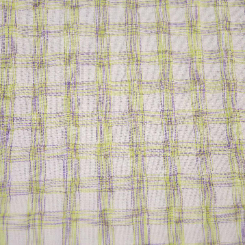 Funny Vichy Lime Neon - Lilac Vichy 2235-2