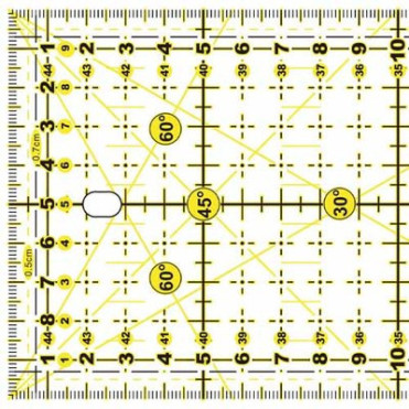 Regla patchwork recta 10 x 45 cm Ideas C3851