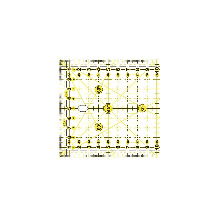 Regla patchwork recta 10 x 45 cm Ideas C3851