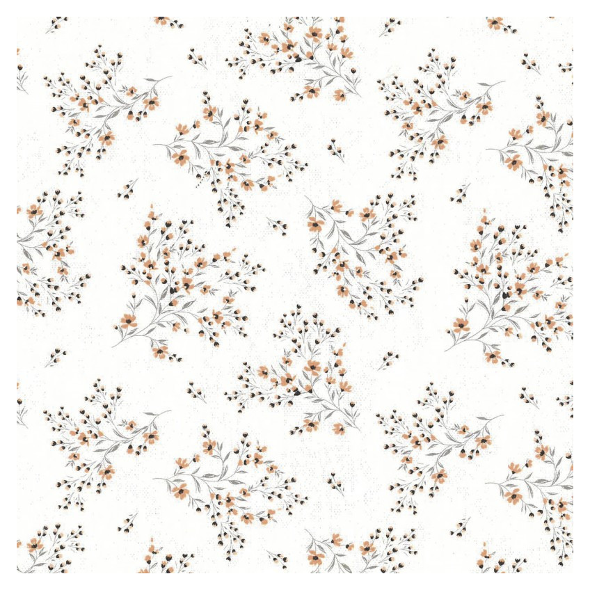 Tela Loneta Rosas en ramillete GR58913,9 de 140 cm